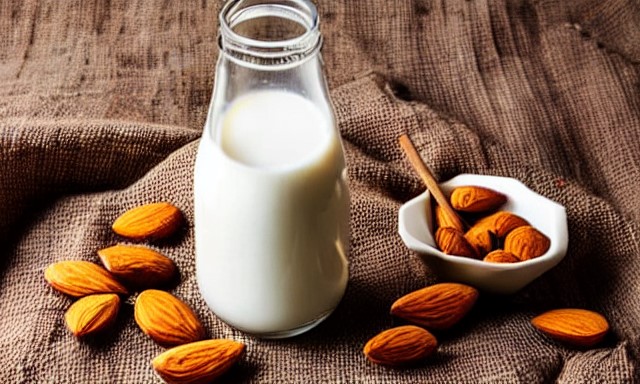 is almond milk acidic