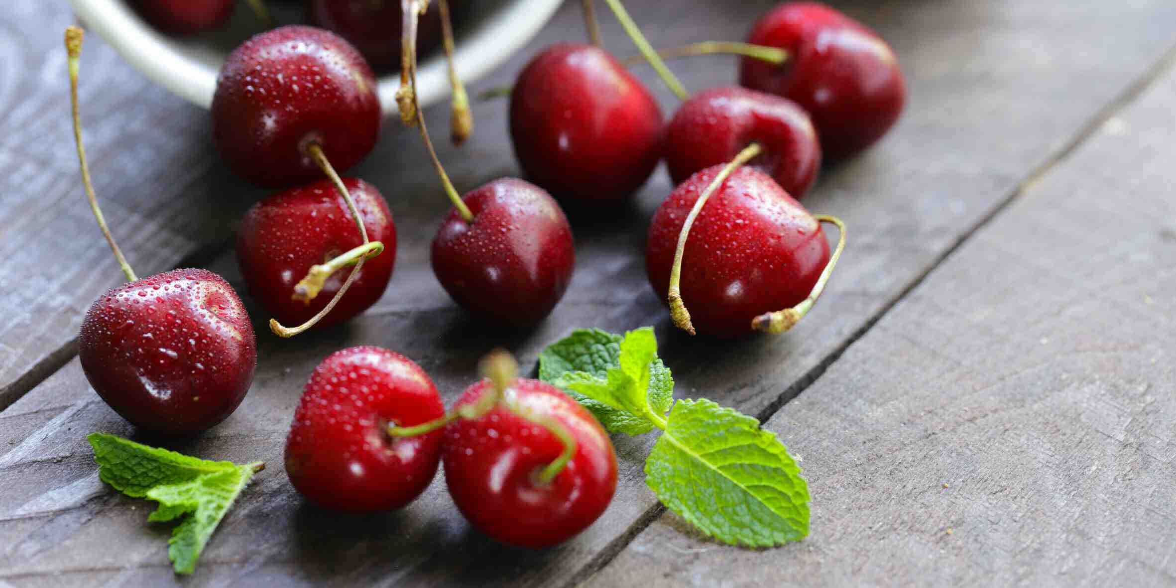 are cherries acidic